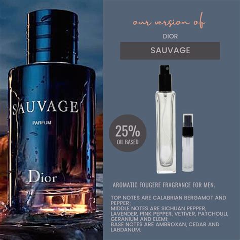 dior sauvage diffuser oil|is Dior Sauvage oil based.